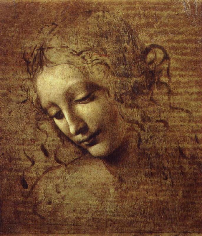 LEONARDO da Vinci la scapigliata china oil painting image